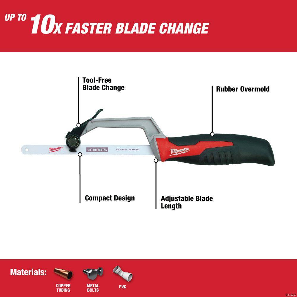 Milwaukee 48220012 Compact Hacksaw / Mini Hacksaw ( M.2 )