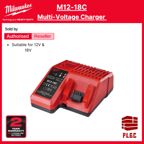 Milwaukee M12-18FC / 4932451079 lader (12V-18V, 3A, huismerk) Milwaukee